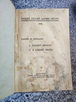 Lombik és falanszter Szabó Dezső Ludas Mátyás Kiadás, 1940. Szabó Dezső ujabb művei 58.﻿