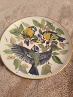 WWF 1985  kék cinege dísz tányér porcelán