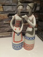 Hollóházi porcelán Pletykás lányok!