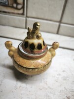 Kerámia, díszes talpas fedeles illatosító, aromatartó eladó!