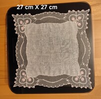 Vintage  esküvői csipkés zsebkendő