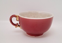 Zsolnay teás csésze a rózsaszín sorozatból