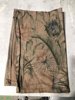 Virágos, pamutvászon konyharuha, kéztörlő