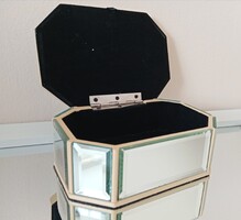 Fazettás tükrös ékszertartó