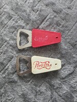 2db régi retro üditő nyitó, sörnyitó, Coca Cola, Pepsi
