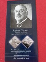 Richter Gedeon emlékpénz érmepáros prospektussal