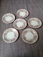 Zsolnay bambusz mintás desszertes tànyèrok