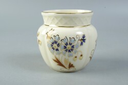 Zsolnay búzavirágos kicsi kaspó