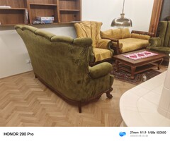 Oroszlánlábas dohányzóasztal