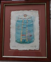 Ef Zámbó István - Létrabefőtt - 39x47 - EBP, merített papír - 2005