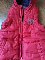 116- is,piros mellény kislánynak