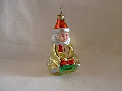RÉGI ÜVEG KARÁCSONYFADÍSZ - GYERMEK SZÁNKÓVAL!