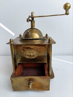 Antik réz kávédaráló