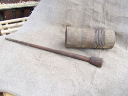 Régi paprika mozsár kovácsolt törő