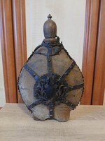 Antik régi kulacs magyar címerrel 1908 ból