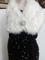 Alkalmi műszőrme pelerin