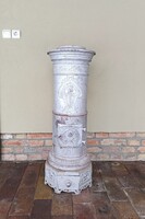 Antik kályha, hengeres öntöttvas kályha eladó!