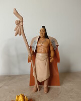 Pocahontas Powhatan törzsfőnök akció figura és a barna medve.  1995