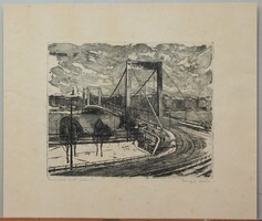 + Csurgói Máté Lajos : Erzsébet híd télen