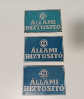 Retró aluminium táblák