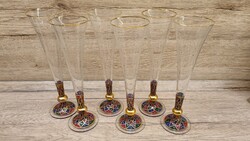 HARLEQUIN ROYAL KÉZZEL FESTETT PEZSGŐS POHARAK