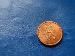 FINNORSZÁG 5 EURO CENT 2005 OROSZLÁN! UNC! RITKA ÉVSZÁM!