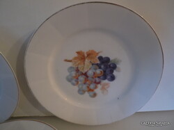 TÁNYÉR - PORCELÁN -THUN -  RÉGI - 17 cm - ARANYOZOTT - HIBÁTLAN