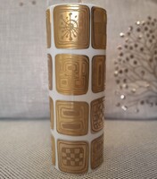 Rosenthal Bjorn Wiindblad aranyozott váza 16x5,5cm