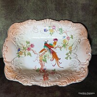 Antik angol mesés madaras paradicsommadaras tál 31cm!