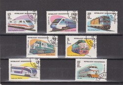 Külföldi bélyegsor - Madagaszkár 1993 -  Vonatok