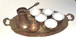 Török kávés készlet