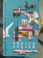 Zürich térkép 1962