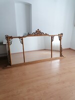 Hatalmas, Díszes, dekoratív Olasz fali tükör 1970-es évekből