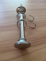 Függönyelkötő, kikötő kampó matt króm