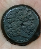 VI. Ptolemaiosz-VIII. Ptolemaiosz Drachma i.e. 169-145 d:30 mm