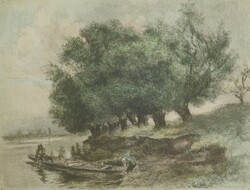 (N) Elekfy Jenő (1895-1968) : Halászok