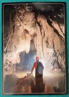 Aggteleki-karszt második leghosszabb barlangja a Béke-barlang, postatiszta képeslap