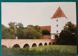 Sárvár, középkori Nádasdy-várkastély, a vár kapuja, múzeum, postatiszta képeslap