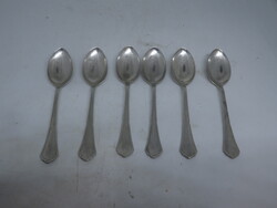 6 db ezüst mokkás kanál
