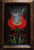 Tűzzománc kép - Magyar Betlehem