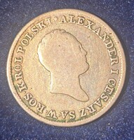 Pénzérme Lengyel 1 zloti ezüst 1822