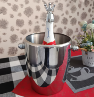 Zepter pezsgősvödör prémium nemesacél duplafalú jégvödör kuriózum