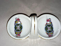 SZECESSZIÓS PORCELÁN asztali SÓ-BORS TARTÓ - Art&Decoration
