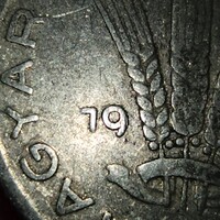 "Akasztófás"? 1968-as alumínium 20 fillér, a fotókon látható tartásban