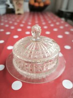 Retro üveg cukortartó eladó!