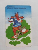 Megyei Moziüzemi Vállalat  kártyanaptár 1984 - Walt Disney: Donald kacsa és társai