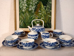 A KLASSZIKUS KÉK- FEHÉR! - BAVARIA  TEÁSKÉSZLET - 6 sz.- Art@Decoration