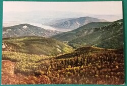 Dunakanyar, Kilátás dobogó-kőről, látkép, 1972, futott képeslap