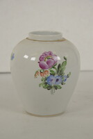 Herendi porcelán váza virág mintával A402
