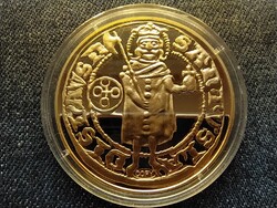 Magyar aranypénzek utánveretben I. Nagy Lajos Érem PP